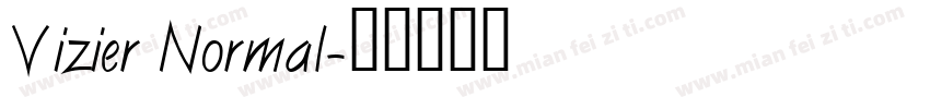Vizier Normal字体转换